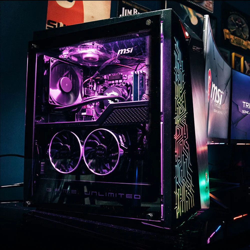MSI B450M PRO VDH MAX системная плата AMD ryzen с поддержкой 3 го поколения am4 M.2 ssd USB3.1 ddr4 VGA DVI HDMI