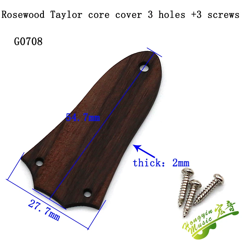 1 Piece Acoustic Guitar Electric Guitar Truss Rod Cover Iron Core Bell-Shaped 2 Hole 3 Hole LP SG  Matching screw