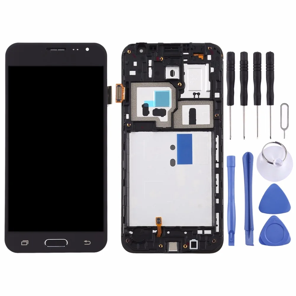 TFT материал ЖК-экран и дигитайзер Полная сборка с рамкой для Galaxy J3()/J320F