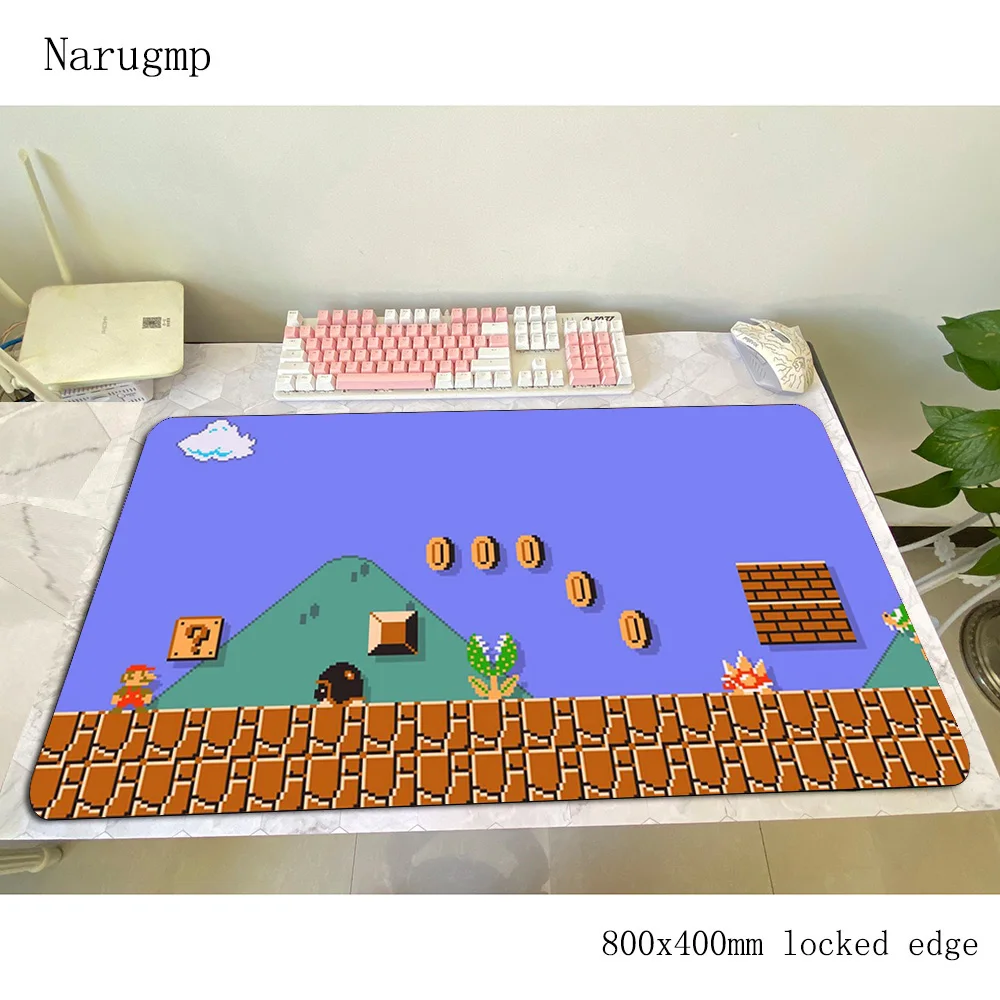 Игровой коврик для мыши Mario padmouse 80x40 см профессиональный большой геймер