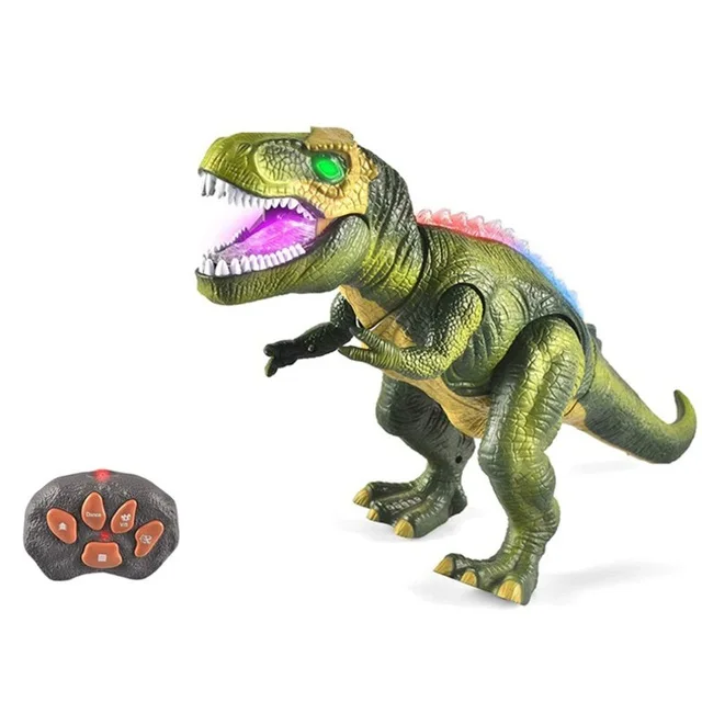 New Remote Control Dinosaur LED Light Dinosaur Walking And Roaring Realistic Action Figure Toy For Kids Gifts 5