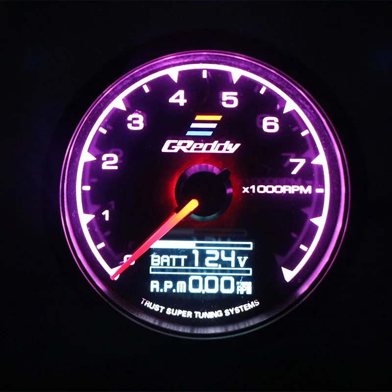 speed 62 мм 7 цветов в 1 гоночный манометр GReddi Multi D/A ЖК-цифровой дисплей Turbo Boost автомобильный измерительный прибор 2,5 дюйма - Цвет: speed