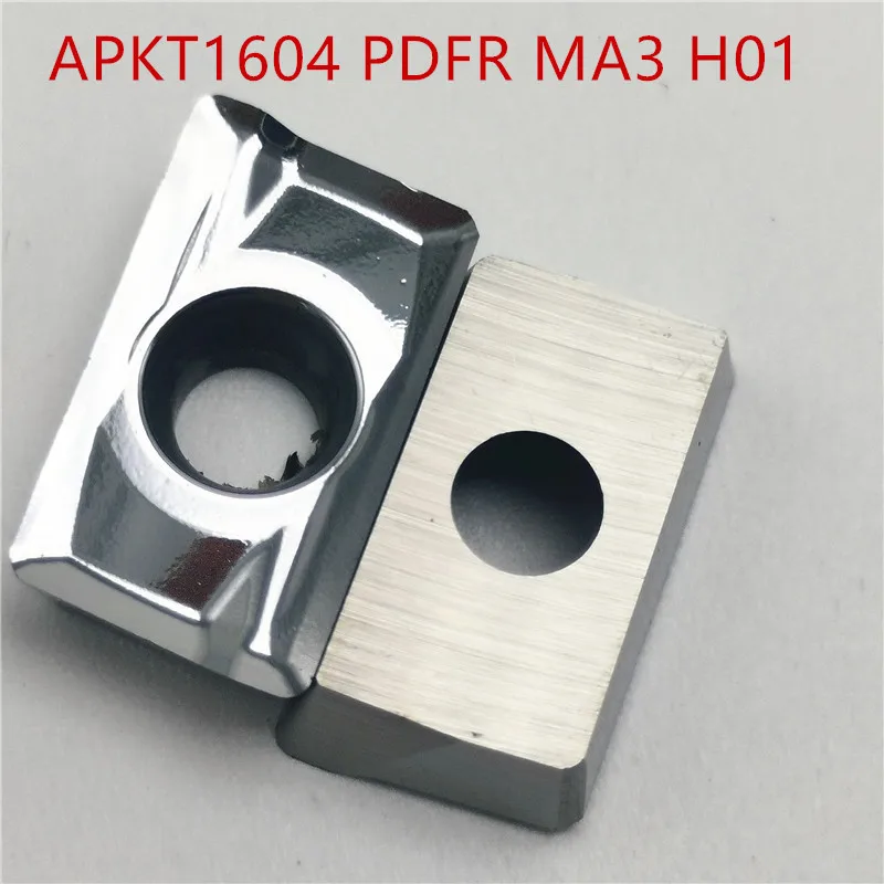 APKT1604PDFR MA3 H01 алюминиевый резак лезвие вставка для режущего инструмента токарный инструмент с ЧПУ Инструменты AL+ сплав олова дерева APKT1604
