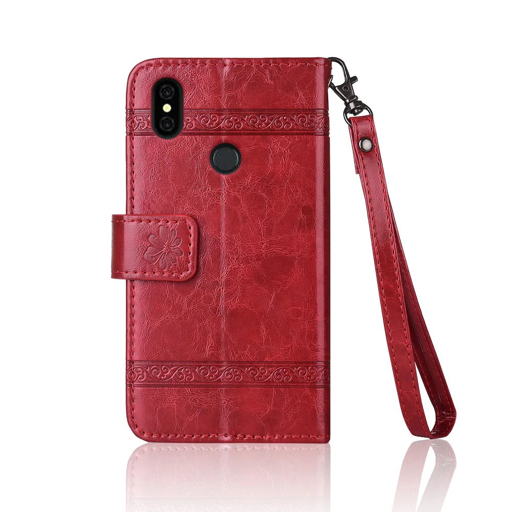 Флип кожаный чехол для Philips S397 Fundas с цветочным принтом специальный кошелек Стенд чехол с ремешком