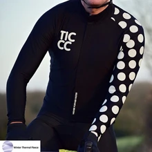ticc Мужская Уличная велосипедная спортивная одежда зимняя теплая кашемировая велосипедная куртка Джерси