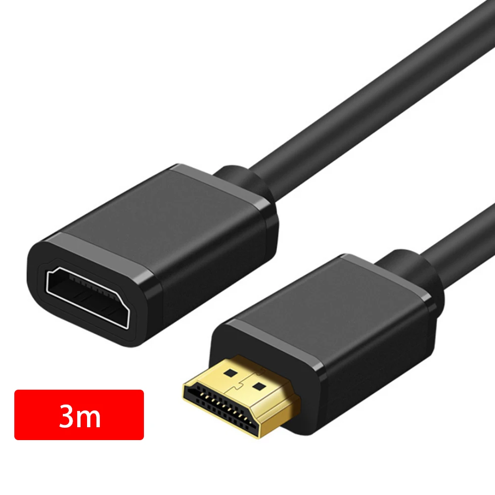 3m 4K Vision адаптер конвертер HDMI кабель расширение Стандартный многофункциональный компьютер мужчин и женщин высокоскоростной проектор ТВ мини - Цвет: 3m