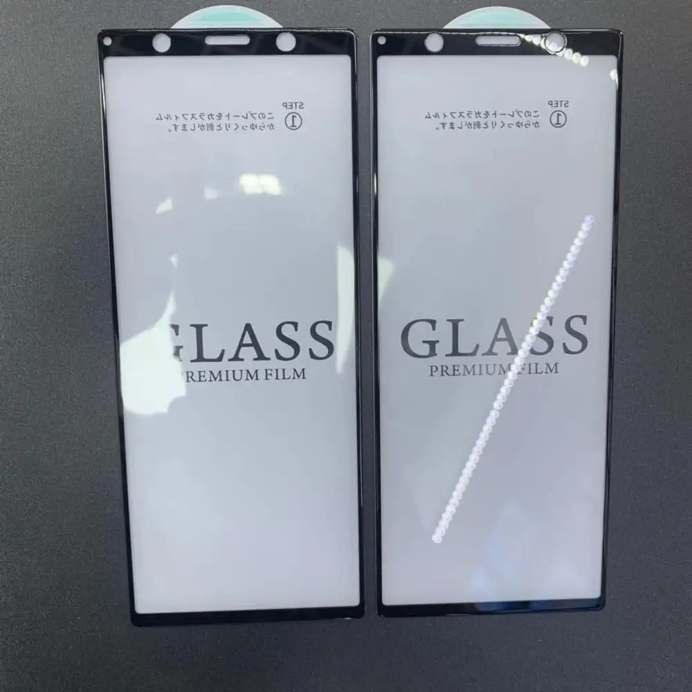 100 шт 3D закругленные края Asahi для sony Xperia 1(SO-03L) полное покрытие закаленное стекло для Xperia 8/Ace(SO-02L)/XZ3 3D защита экрана
