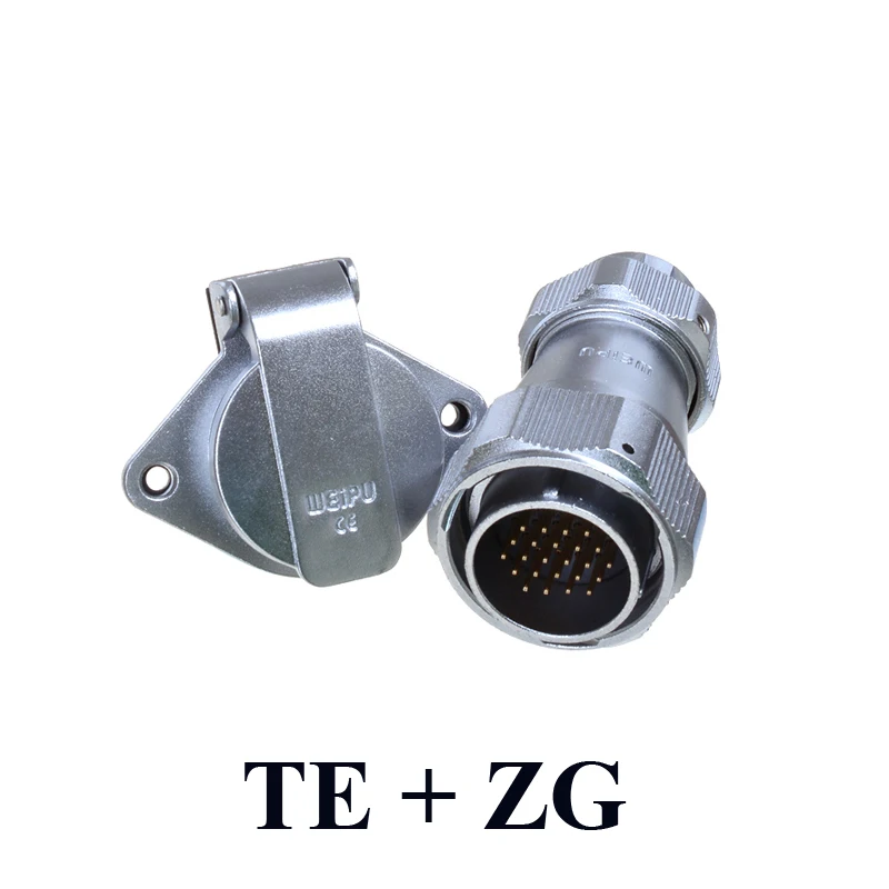 Original WEIPU WY28 Stecker TE + Z ZM ZG 2 3 4 7 8 9 10 12 16 17 20 24 26 Pin IP67 TE Spann Kabel Stecker Buchse – Detail 9