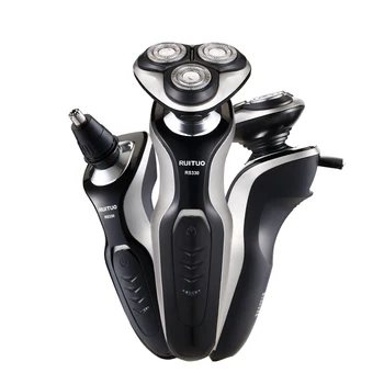 

RUITUO 3 in 1 Electric Shaver Men's Electric Razor Triple Blades Shaving Machines Rechargeable Beard Trimmer Nose Hair Trimmer