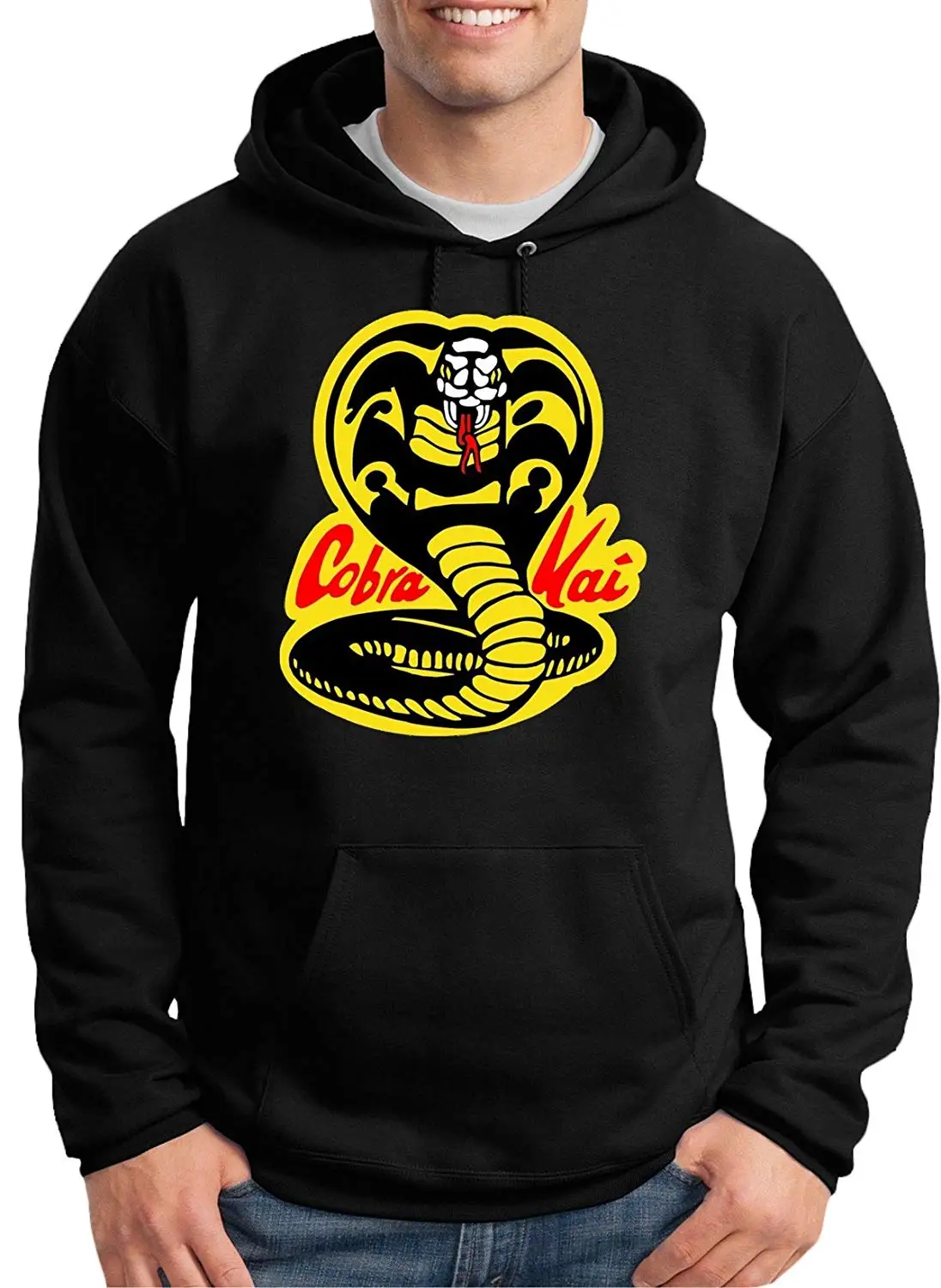 Cobra Kai Black Hoodieunisex Мужская Женская толстовка с капюшоном
