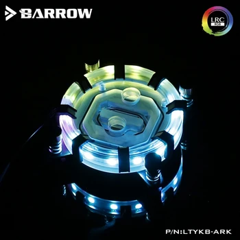 

Barrow LTYKB-ARK For Intel Socket LGA115x LRC RGB v2 Aurora Limited Edition CPU Waterblock 0.4MM Microcutting Micro Waterway