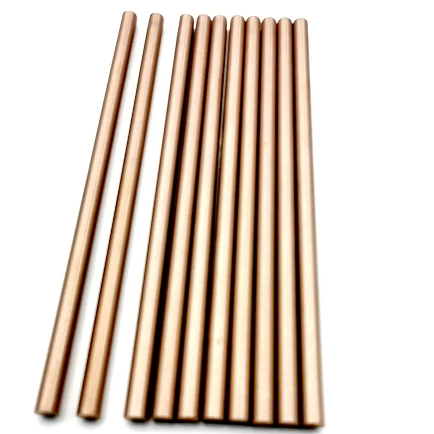 W70Cu30 1.5mm 3mm 4mm-10mm diameter Tungsten copper bar Tungsten Copper Alloy Good Electric Spark Put Electric Rod Length 200mm