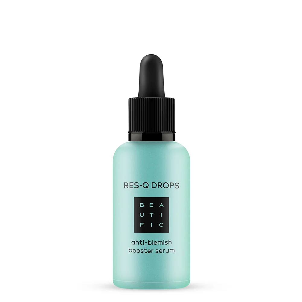 Сыворотка-бустер BEAUTIFIC ResQ Drops с BHA и цинком против несовершенств и жирности кожи. 30 мл