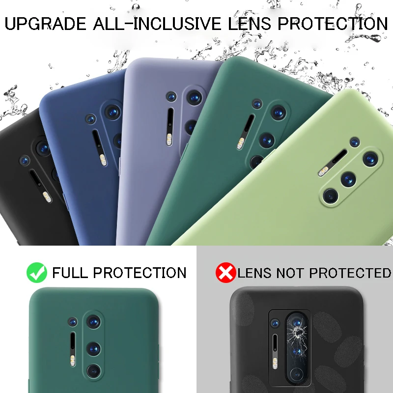 Original Liquid Silicone Phone Case For Oneplus 10 8 7 T Pro Luxury Bumper 1+ 9 9R 9RT Pro 6 6T 8T 5 T Cover One Plus Protection