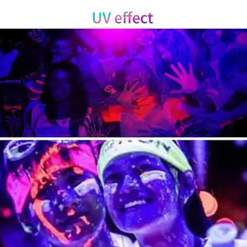 

Mini laser light UV8 hole pattern starry sky projection lamp KTV colorful light home flash atmosphere bar Q6U5