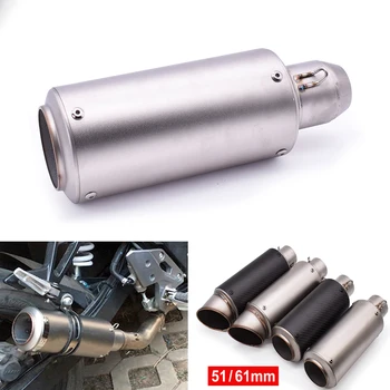 

Universal 51mm 61mm Motorcycle Pipe Exhaust With DB killer Exhaust Pipe Muffler For BMW K1200S k 1200 r K1200 S K1300S/R/GT