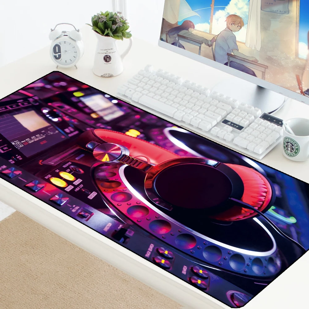 Коврик для компьютерной мыши классный DJ ручной привод большой игровой коврик для мыши геймер Блокировка края клавиатура геймер стол коврик для мыши для Call of Duty 3