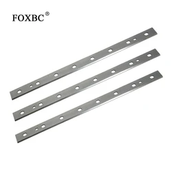 FOXBC – lames de remplacement de 13 pouces pour couteau de raboteuse à bois DeWalt DW735 DW735X, pour le travail du bois, lot de 3 