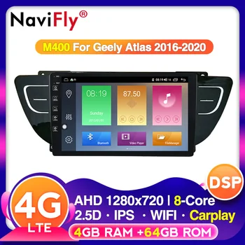

Android 10 4G RAM 64G ROM 2.5D Car radio multimedia for Geely Atlas NL-3 2016 - 2020 Emgrand GS Car audio wifi BT carplay