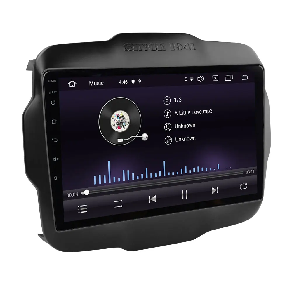 EKIY " ips Автомобильный мультимедийный Android 9,0 авто радио для Jeep Renegade Navi gps навигация 4G стерео видео плеер