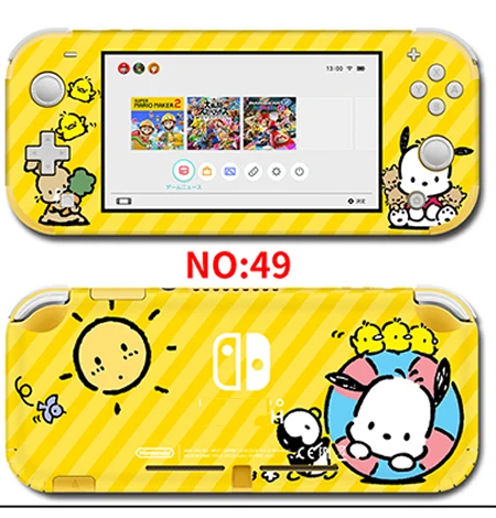 49Skins Высокое качество Защитная крышка наклейка виниловые наклейки для nintendo switch lite консоль цветная наклейка s - Цвет: 49Skins
