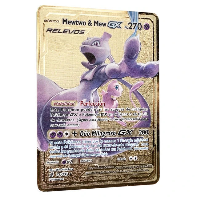 Spanish Letters Mewtwo Metal Pokemon Letters - Pokemon Cards - Aliexpress