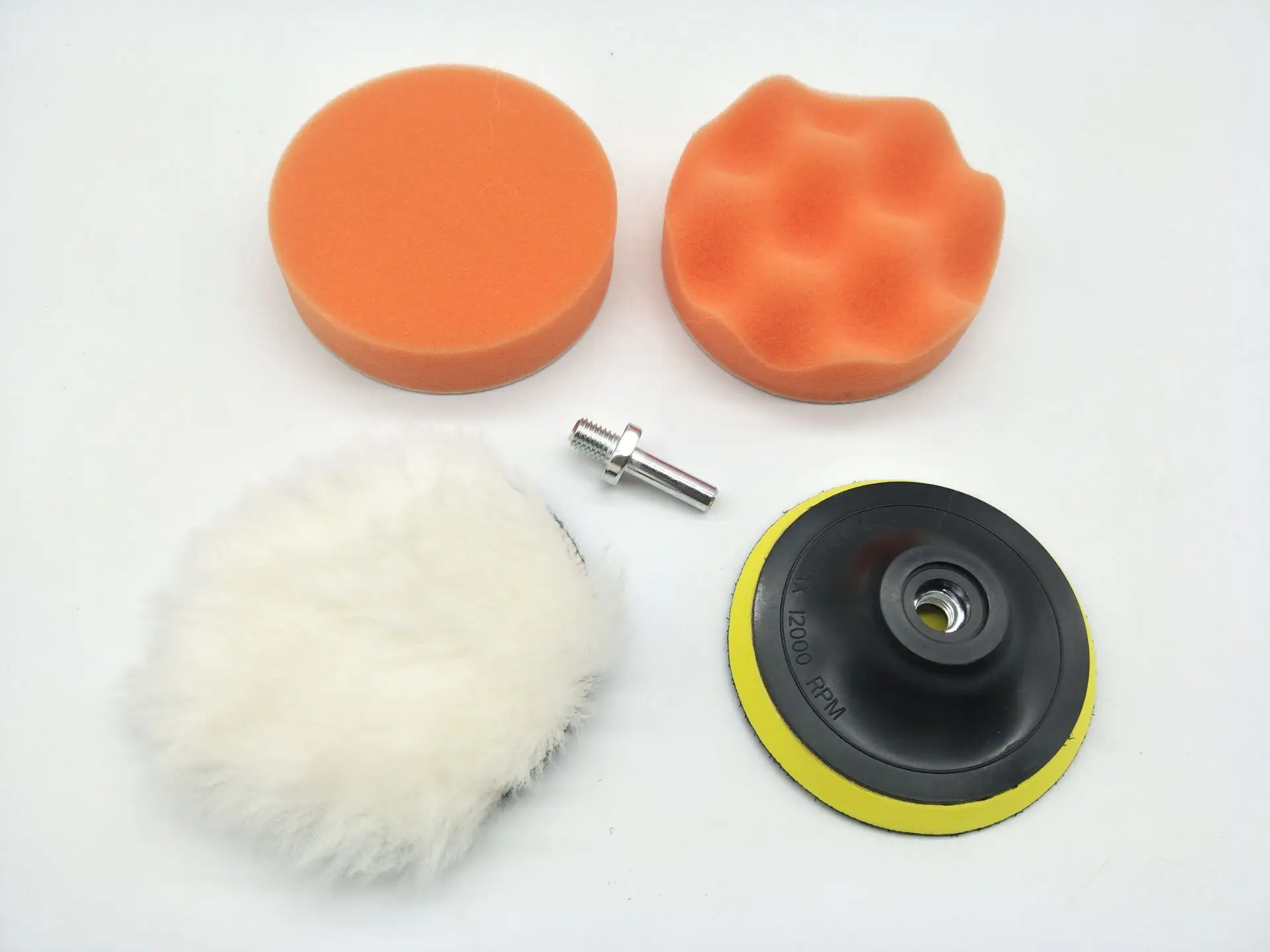 

Zhitong Amazon Hot Selling 4-Inch Car Polishing 5-Piece Set Sponge Wheel Polishing Pad Wool Wheel Polishing Disc Direct Selling