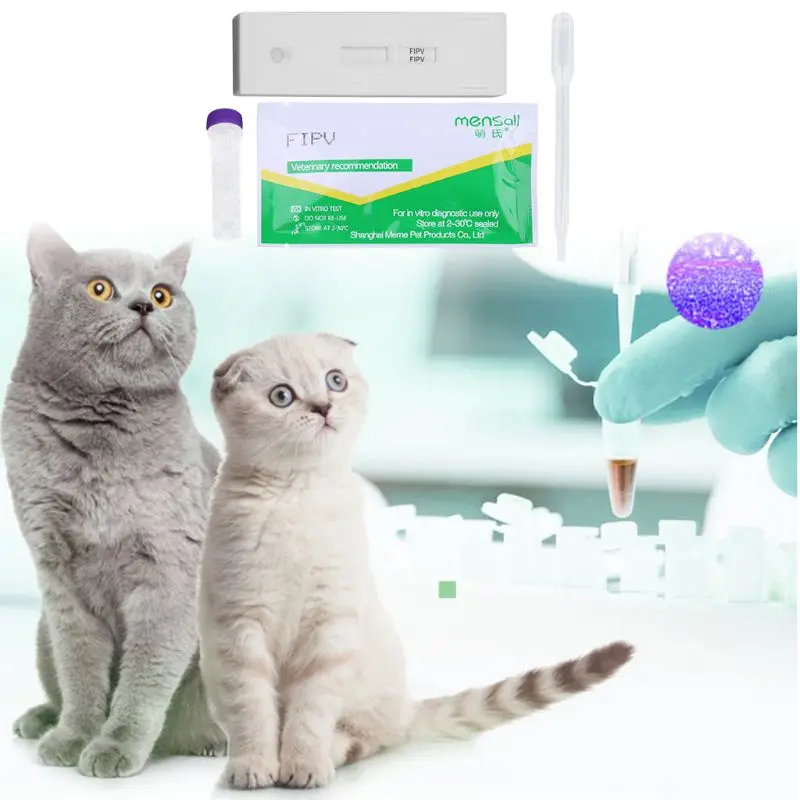 Cat Virus Detection Paper FIPV Infectious Peritonitis Test Card | Дом и сад