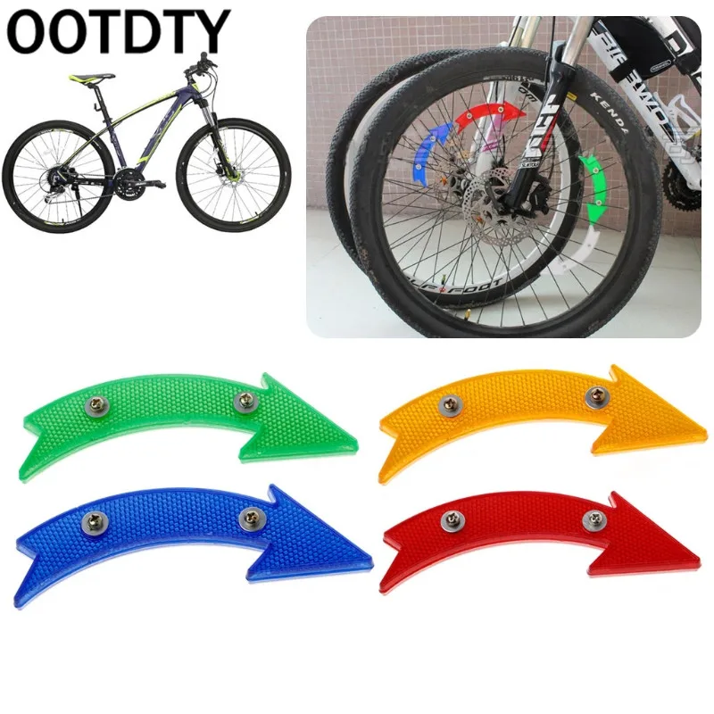 OOTDTY MTB дорожный велосипед велосипедный отражатель Велоспорт стрелка форма безопасный Предупреждение аксессуары