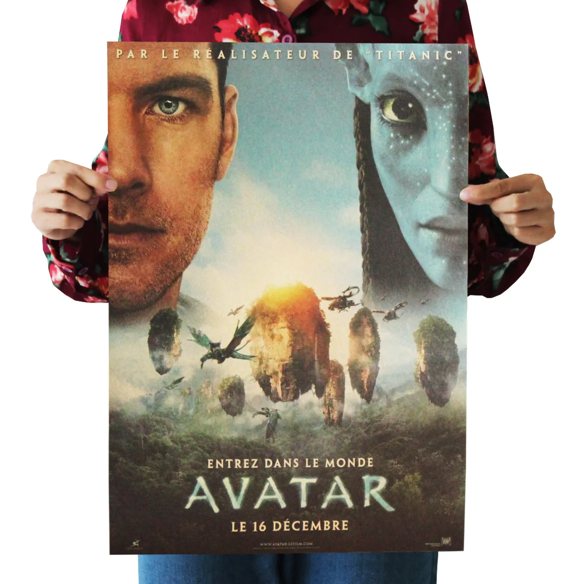 

[A613] Avatar Nostalgic Retro Kraftpaper Poster Indoor Bar Cafe Decorative Painting