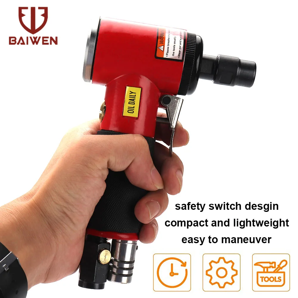 Mini Air Angle Die Grinder 1/4 inch & 1/8 inch Pneumatic Grinding Machine 90 Degree Polisher Mill Engraving Tool Set