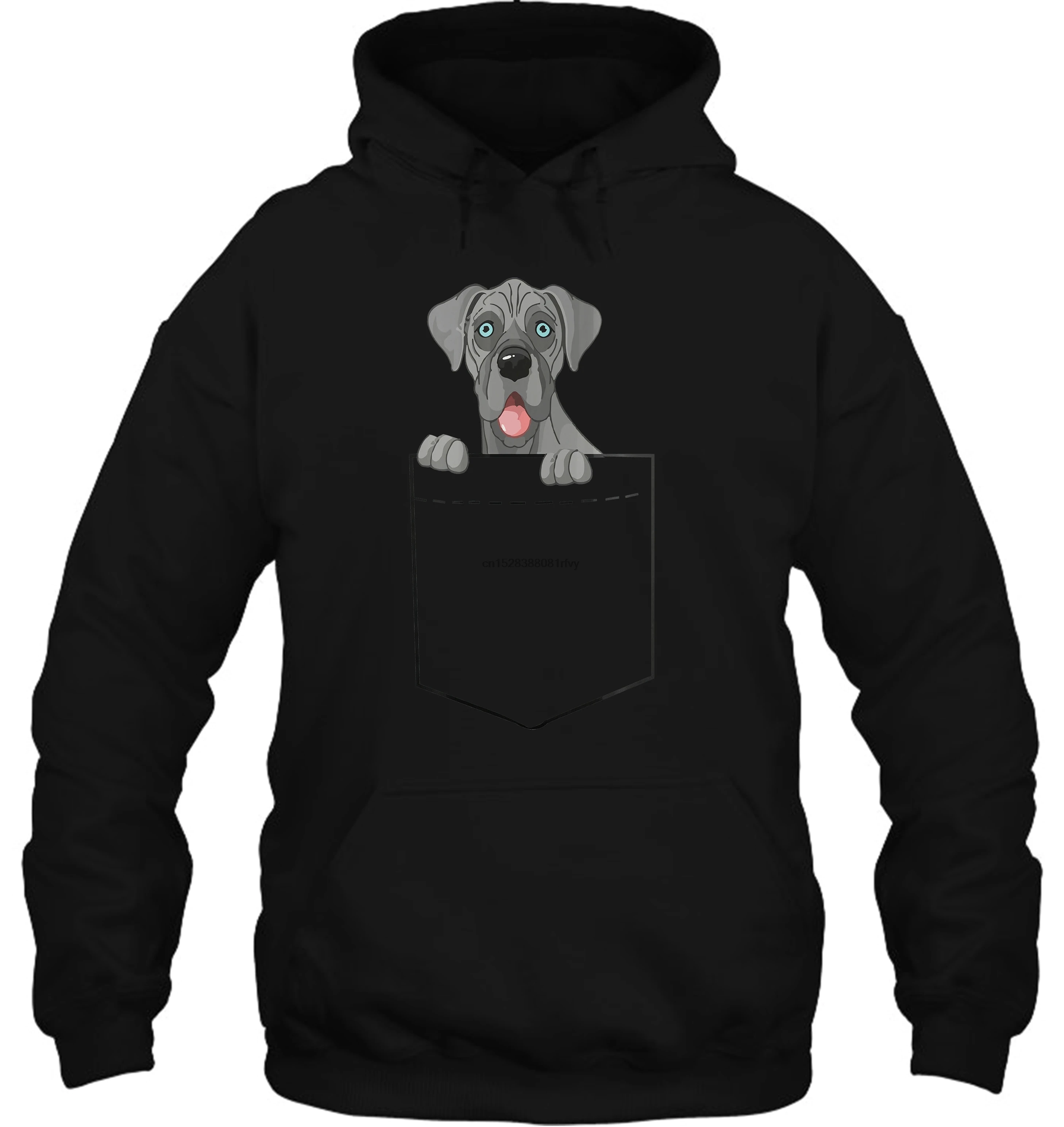 Мужская толстовка с капюшоном Great Dane рубашка собака в кармане Grea женская уличная одежда