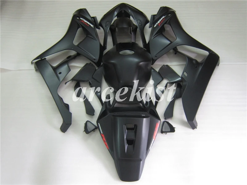 ABS мотоцикл полный обтекатель комплект Подходит для Honda CBR1000RR 06 07 CBR 1000 RR 2006 2007 Кузов Набор черный матовый