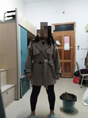 Весна Осень шерстяное пальто женская одежда корейские винтажные женские пальто и куртки Женская шерстяная куртка короткая верхняя одежда