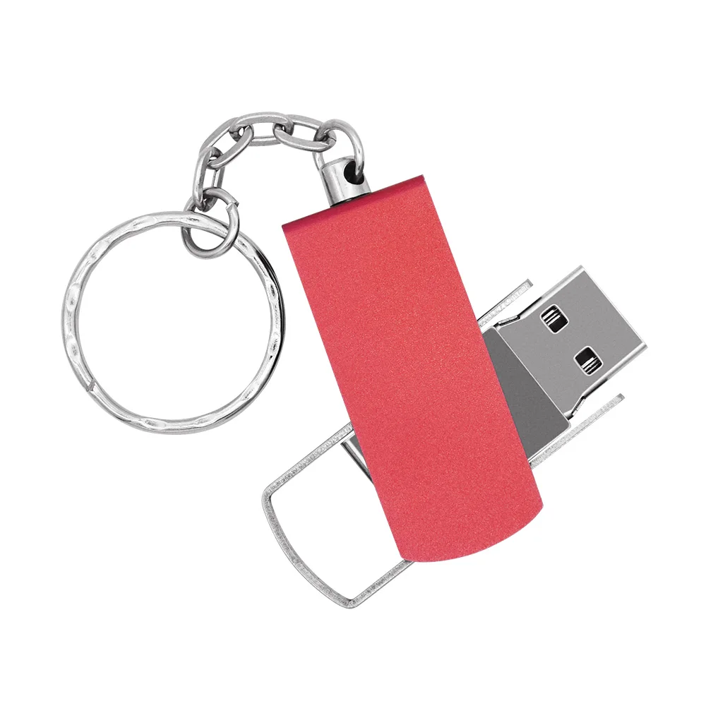 Более 10 шт. бесплатный логотип) портативный металлический Usb флэш-накопитель 2,0 высокая скорость 4 Гб 16 Гб объемные подарки 8 ГБ 32 ГБ 128 МБ Флешка карта памяти - Цвет: Red