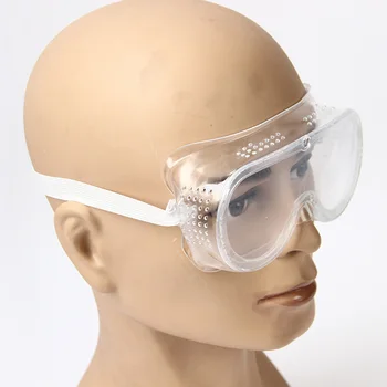 

Clear Transparent Safety Eye Protection Glasses Anti-fog Anti-Saliva Flying Spit Dust Goggles Soft Safety Glasses