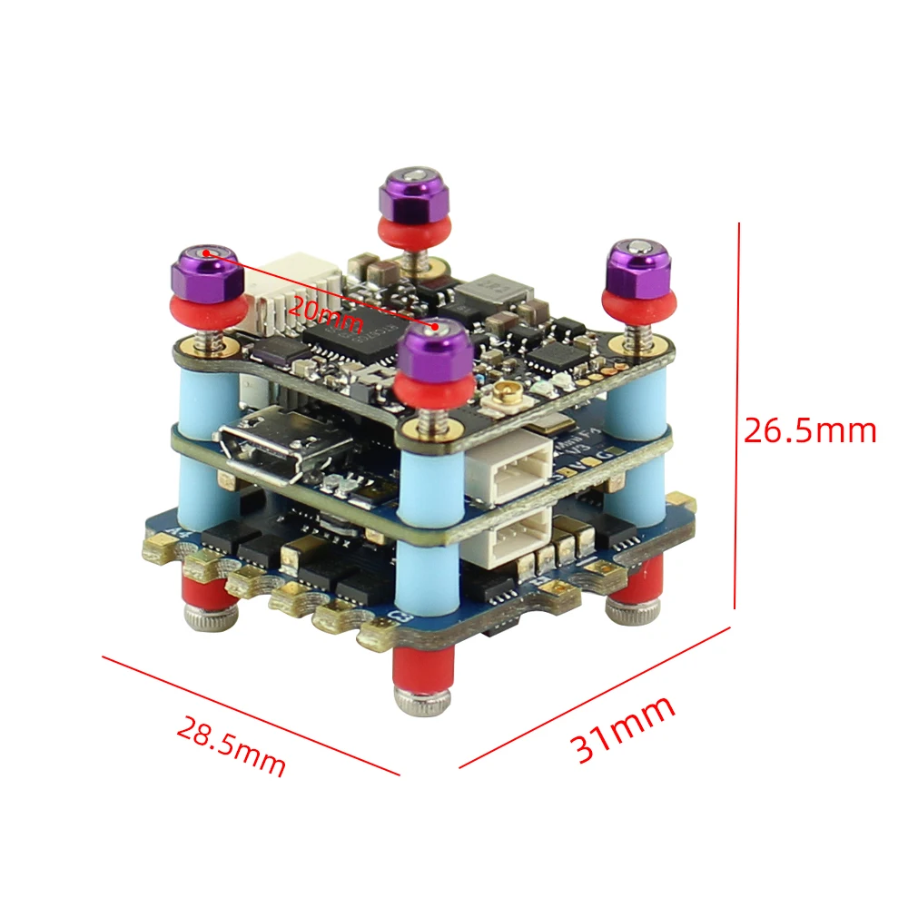 T-Motor F1507 1507 2700KV Motor+Small four-axis Crossing Machine F4mini Flying Tower