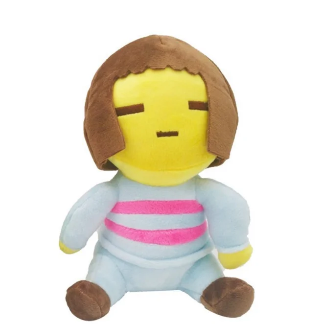 Undertale плюшевая игрушка кукла 23-28 см Папирус фриск Чара без пельюшей мягкие игрушки для детей детские подарки на день рождения 9 видов стилей - Цвет: Frisk 25cm