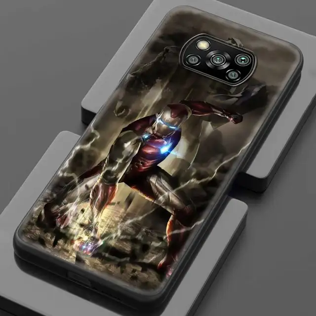 Case For Xiaomi POCO X3 NFC X3 M3 M4 Pro F3 GT F1 Coque for Mi 11T 10T Pro 9T 11 Note 10 Lite Civi Fundas Marvel Avengers Comics B11