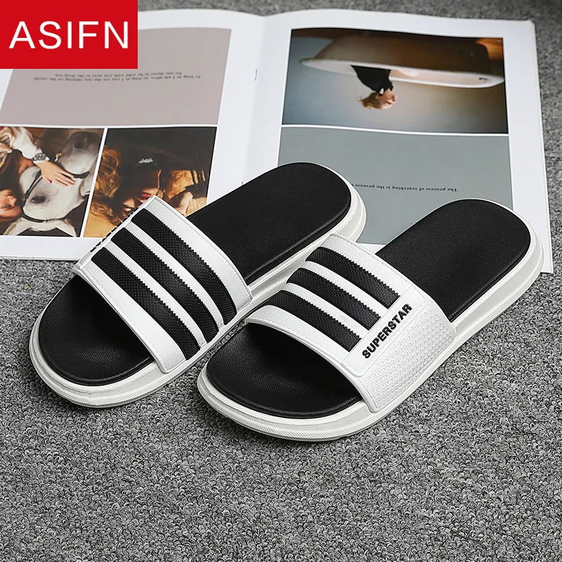 Шлепанцы ASIFN для мужчин и женщин повседневные Нескользящие летние пляжные