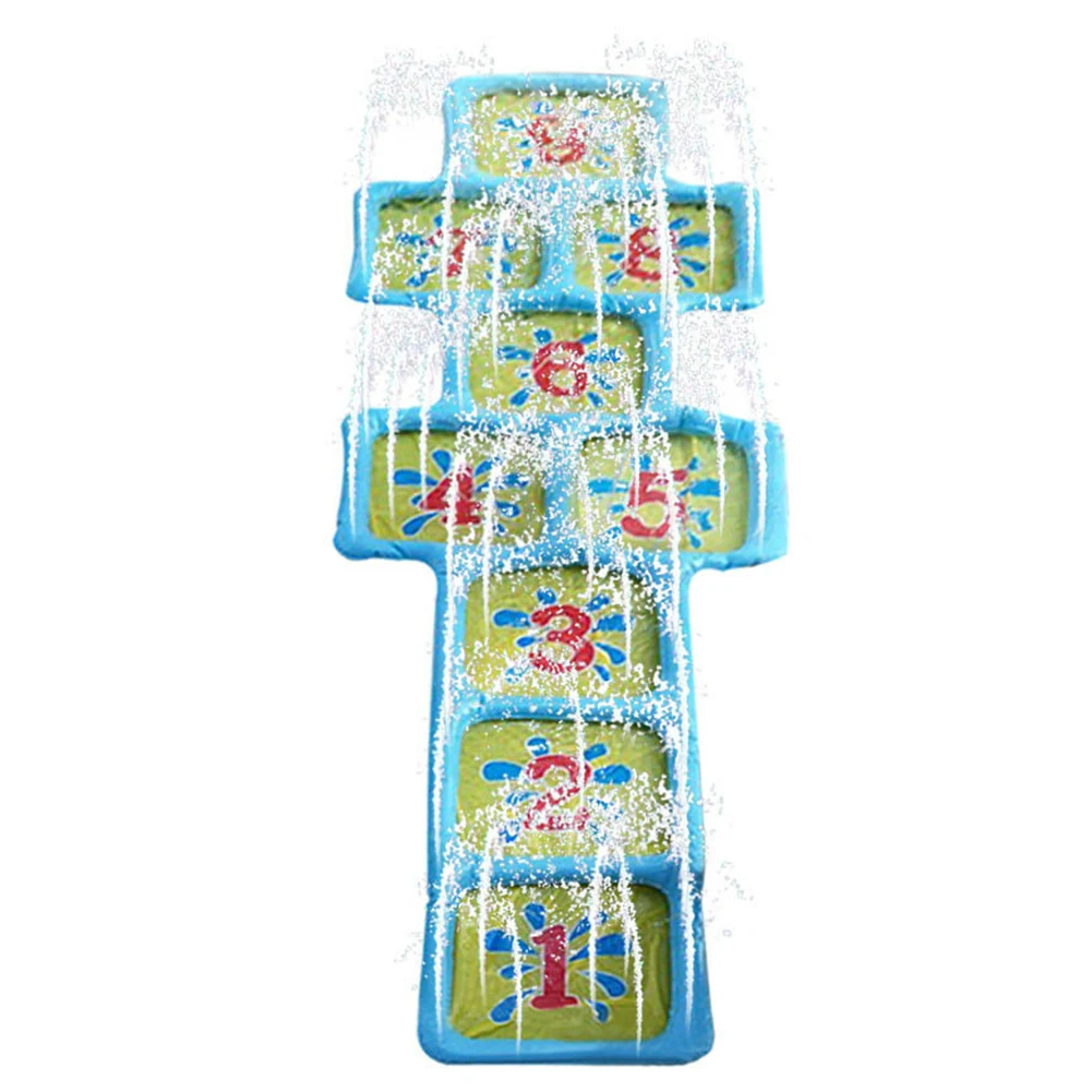 Courtyard Number Children Pool Summer Hopscotch Outdoor Game Mat Inflatable Toy Fun Splash Playing Water Sprinkler Accessories 4 Courtyard Number Children Pool Summer Hopscotch Outdoor Game Mat Inflatable Toy Fun Splash Playing Water Sprinkler Accessories 4