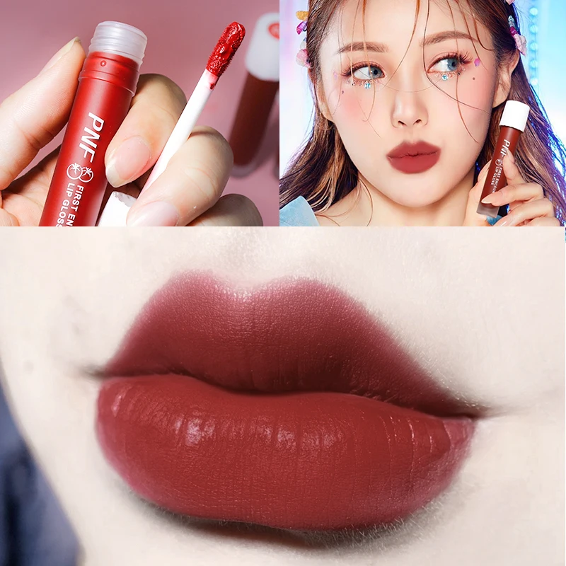 Lip Glaze Small Blood Vessel Matte Velvet Lipstick Not Easy To Fade Gloss LipstickWaterproof Non-stick Long-lasting TSLM2 |
