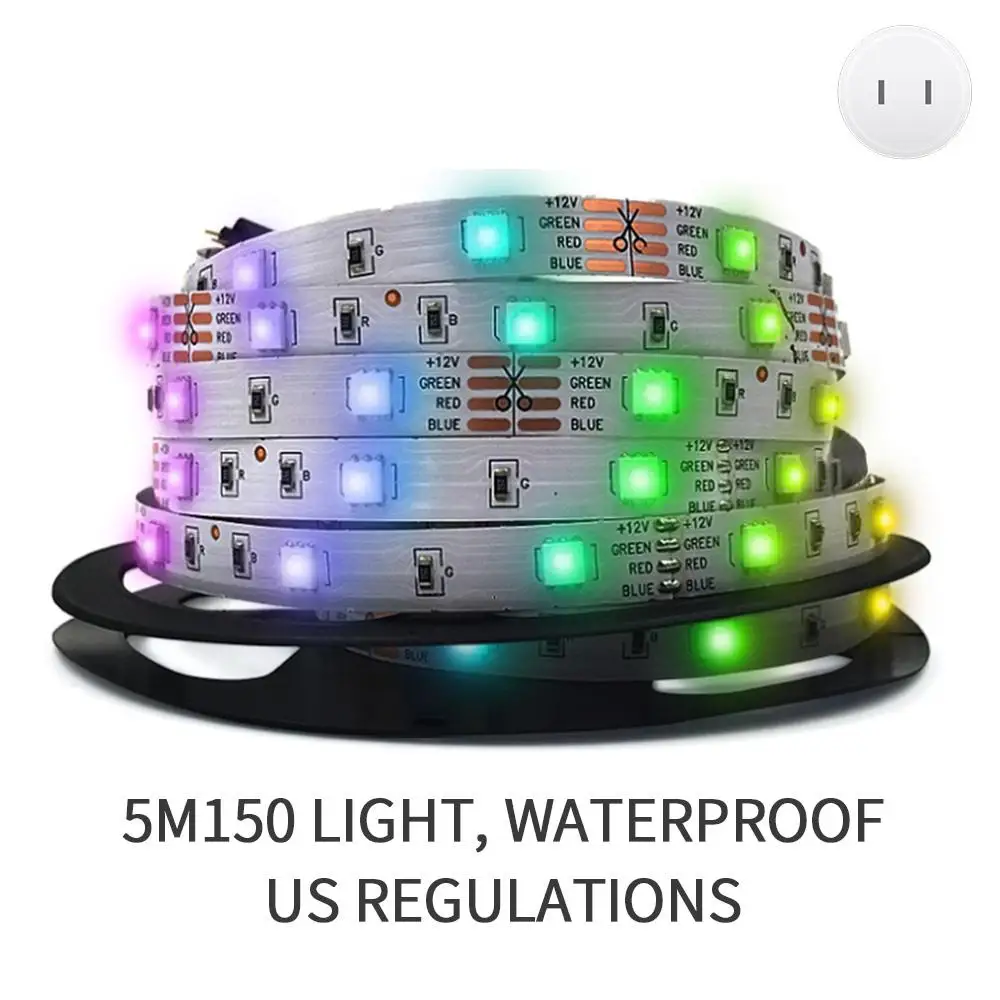 

Flexible LED String Mood Light TV Kitchen Waterproof Light Strip LED Strip 24 Keys 3528 Backlight Night Lamp Home Lighting