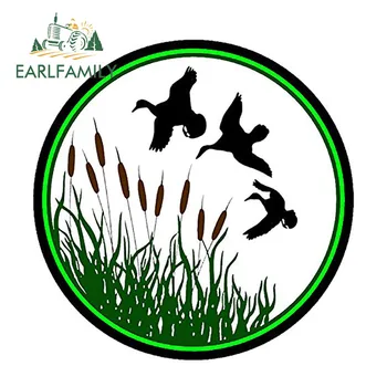 

EARLFAMILY 12cm x 12cm Duck Hunting Decal Funny Car Stickers Car Styling Waterproof DIY Auto Motor Decor Graphics