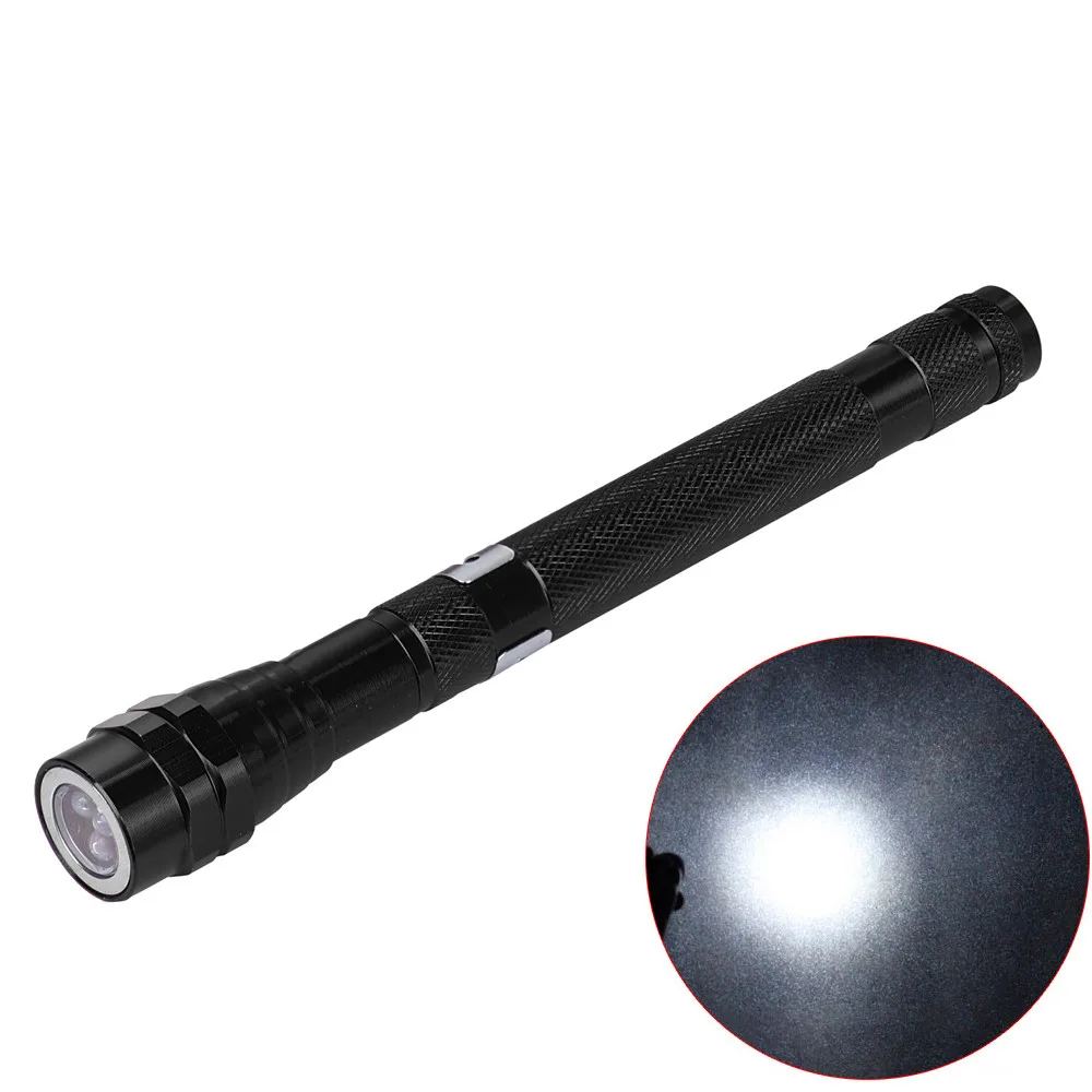 

Multifunction Flexible Torch Telescopic 3 LED Magnetic Pick Up Tool Light Pen Flashlight Slender Car Repair Tools Light