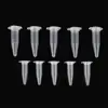 1.5ml Plastic Micro Test Tube Snap Cap Cone Bottom Centrifuge Tube Sample Vial Container School Laboratory Instrument 50Pcs ► Photo 1/6