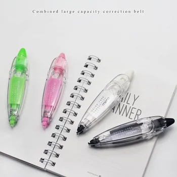

8 set/Lot kawaii color correction tape with 2 cartridge 5mm White tape for correcting Stationery Office accessories School D6889