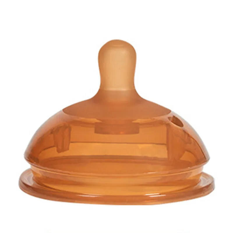 nipple-Cross Hole 150/180/250/300ml силиконовая детская бутылка для комления молоком новорожденных прикрепляющийся к Бутылка против колик Ширина рот с ручкой соломы - Цвет: nipple-Cross Hole