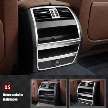 

Window decoration air vent frame modification Cover Trim strip sticker For BMW 5 series F10 F18 525 auto Accessories