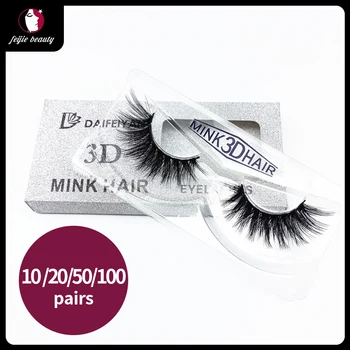 

3D Mink Lashes Makeup Eyelashes Fluffy Soft Wispy Volume Natural long Cross False Eyelash Eye Lashes Reusable Eyelash